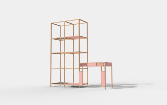 Cabinet + Desk Connect | Shelving | Cartoni Design