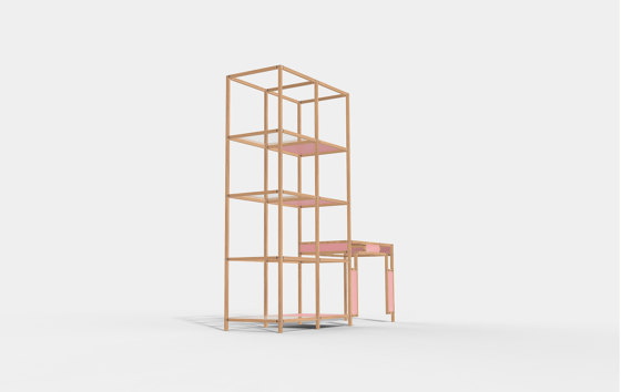 Cabinet + Desk Connect | Shelving | Cartoni Design