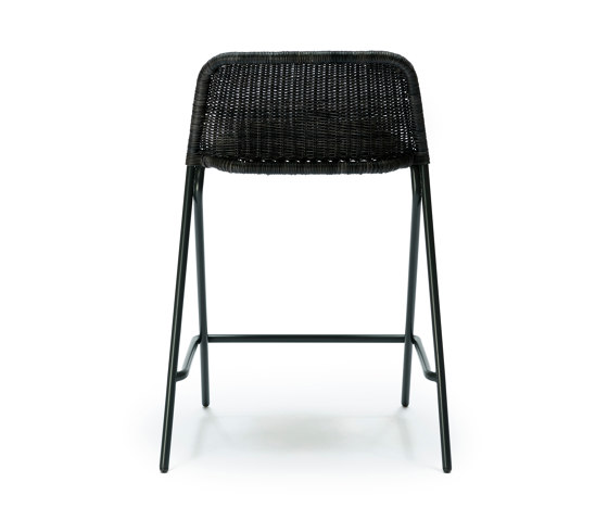 Kakī stool with backrest | Barhocker | Feelgood Designs