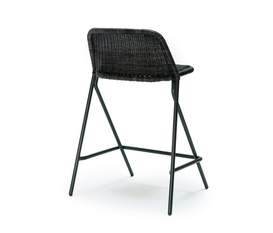 Kakī stool with backrest | Barhocker | Feelgood Designs