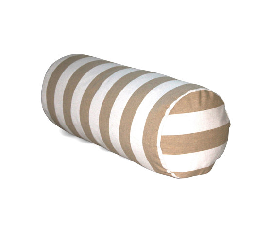 Tube Cushion Taupe Stripe | Cuscini | Trimm Copenhagen