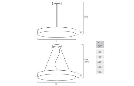 Basic Déco G3/P3 | Suspended | Lampade sospensione | Lightnet