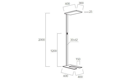 Cubic Evolution F2 | Floor | Lámparas de pie | Lightnet