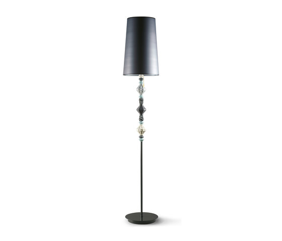 Belle de Nuit Floor Lamp II | Black (CE) | Luminaires sur pied | Lladró