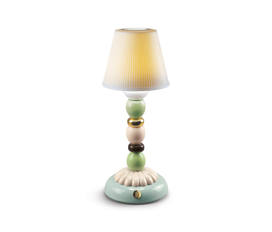Firefly Lámpara de mesa Palm otoño dorado | Verde y azul | Lámparas de sobremesa | Lladró