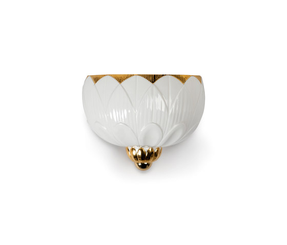 Ivy & Seed Wall Sconce | White and Gold (CE/UK) | Wall lights | Lladró