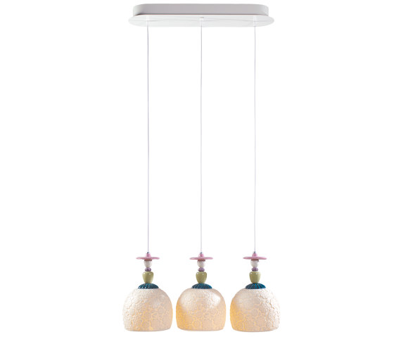 Mademoiselle Lineal Canopy 3 Lights Gazing at The Ocean | Ceiling Lamp (CE/UK) | Suspensions | Lladró
