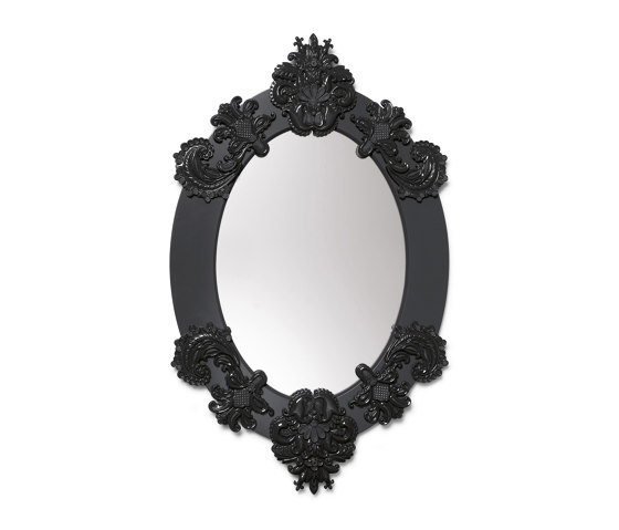 Mirrors | Oval Wall Mirror | Black | Limited Edition | Spiegel | Lladró