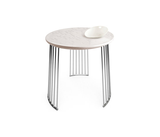 Moments Frost Table With bowl | Chrome metal | Tables d'appoint | Lladró