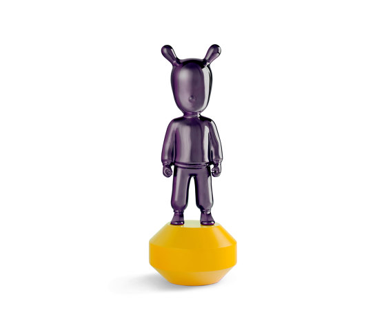 The Guest Little-purple on yellow Figurine | Small Model | Objects | Lladró