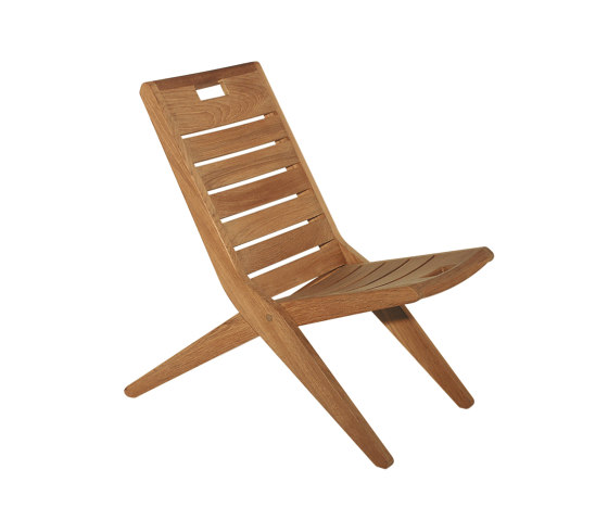 Exeter | Folding low chair | Armchairs | Tectona