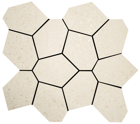 Alaska Bone Polygon Mosaics | Ceramic mosaics | Crossville