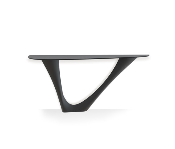 G-Console Mono Carbon Steel Graphite Grey | Dining tables | Zieta