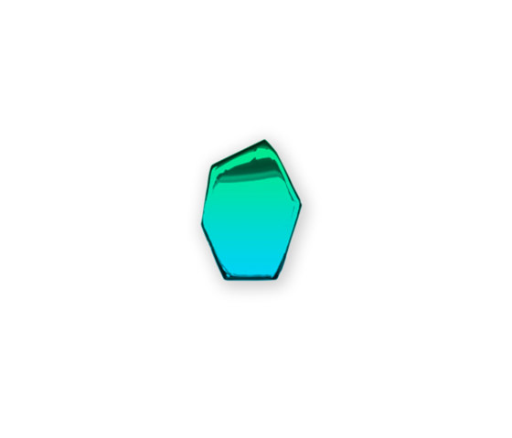 Tafla Mirror C5 Gradient Sapphire-Emerald | Espejos | Zieta