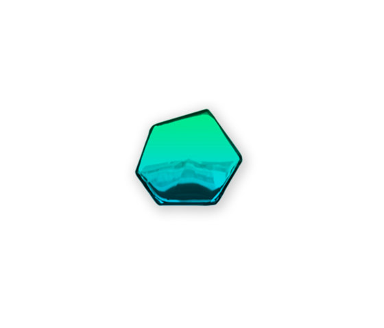 Tafla Mirror C6 Gradient Sapphire-Emerald | Mirrors | Zieta