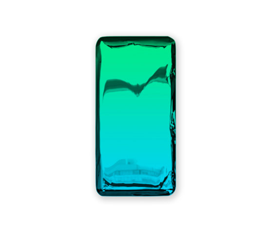 Tafla Q2 Mirror Gradient Sapphire-Emerald | Mirrors | Zieta