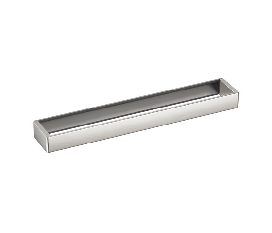 ACCESSORIES | Profile shelf 752,5 x 120 mm | Brushed Steel | Towel rails | Armani Roca