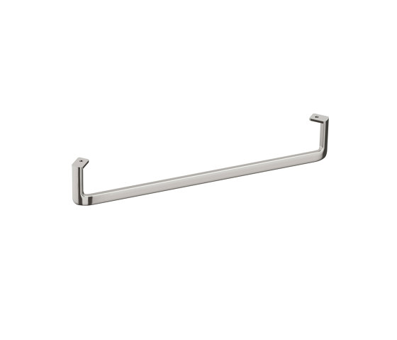 ACCESSORIES | Towel rail for wall-hung or pedestal washbasin | Brushed Steel | Handtuchhalter | Armani Roca