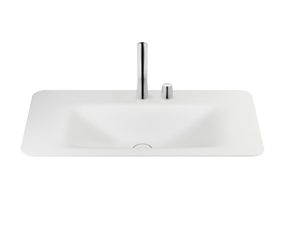 BASINS | 900 mm countertop washbasin for 2-hole basin mixer | Off White | Waschtische | Armani Roca