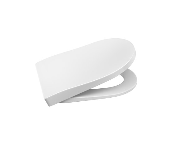 TOILETS | Soft-closing Supralit® lacquered seat and cover for wall-hung WC | Glossy White | WCs | Armani Roca