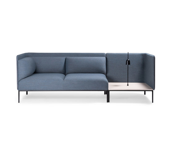 Crest sofa with corner table module | Divani | Materia