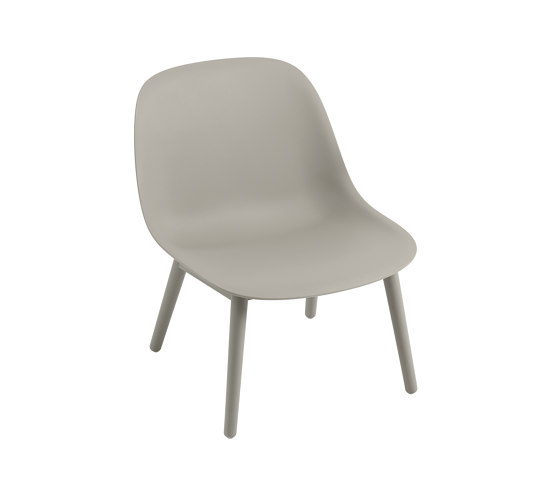 Fiber Lounge Chair | Wood Base | Armchairs | Muuto