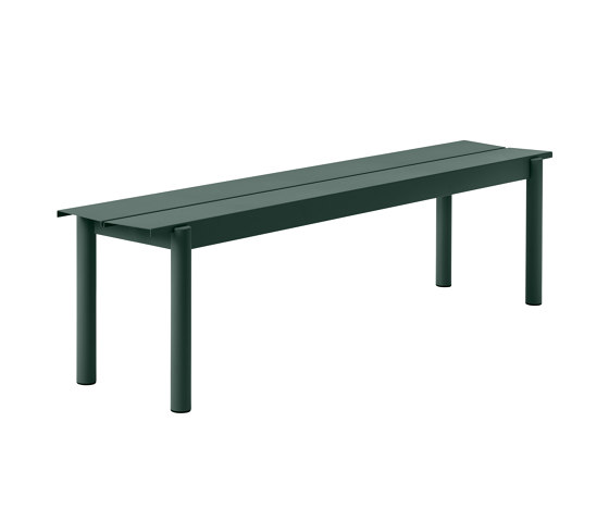 Linear Steel Bench | 170 x 34 cm / 66.9 x 15.4" | Panche | Muuto
