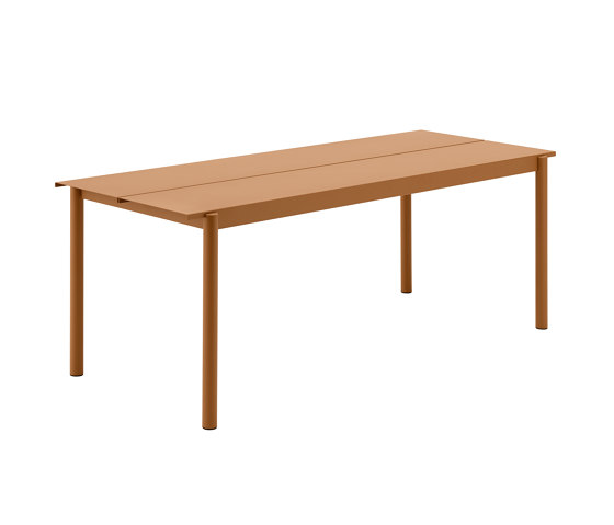 Linear Steel Table | 200 x 75 cm / 78.7 x 29.5" | Tables de repas | Muuto