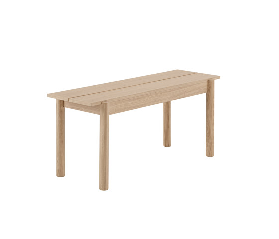 Linear Wood Bench | 110 x 34 cm / 43.3 x 13.4" | Dining tables | Muuto