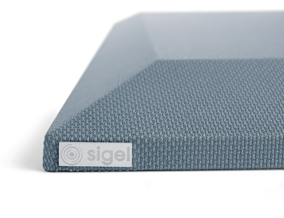 Acoustic tiles Sound Balance, 80 x 40 cm, dark grey, set of 2 | Sound absorbing objects | Sigel