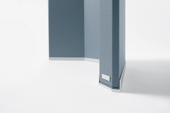 Akustik-Raumtrenner Sound Balance, 100 x 140 cm, dunkelgrau | Stellwände | Sigel