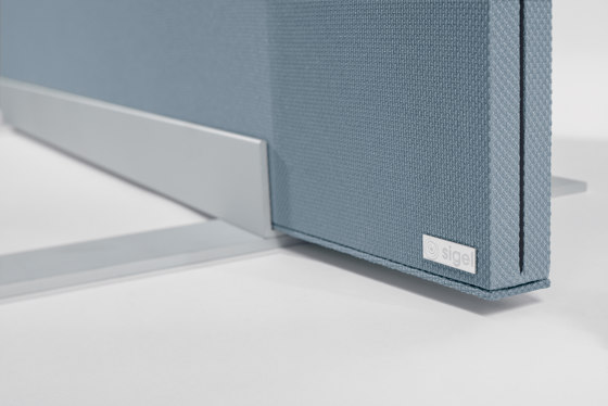 Cloison acoustique acoustique Sound Balance, 100 x 150 cm, gris foncé | Parois mobiles | Sigel