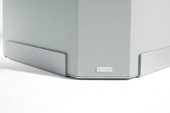 Colonna acustica Sound Balance, 45 x 180 cm, grigio chiaro | Pareti mobili | Sigel