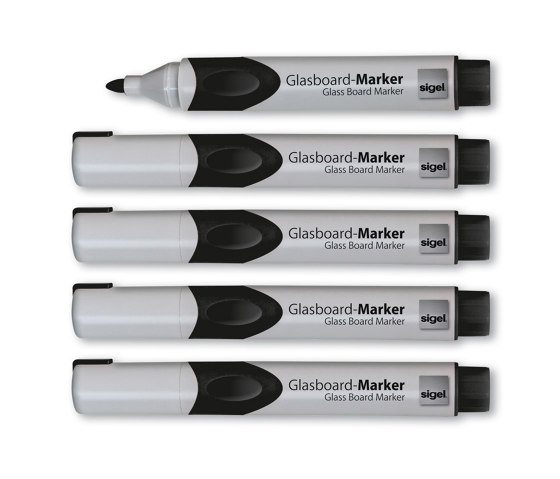 Glass Board Markers, 2-3 mm round nib | Pens | Sigel