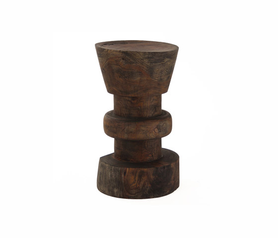 Jiro Turned Wood Counter Stool | Chaises de comptoir | Pfeifer Studio