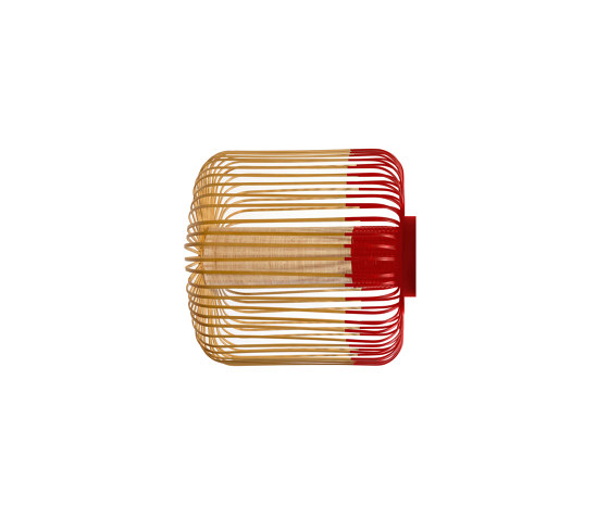 Bamboo | Ceiling Lamp | M Red | Ceiling lights | Forestier