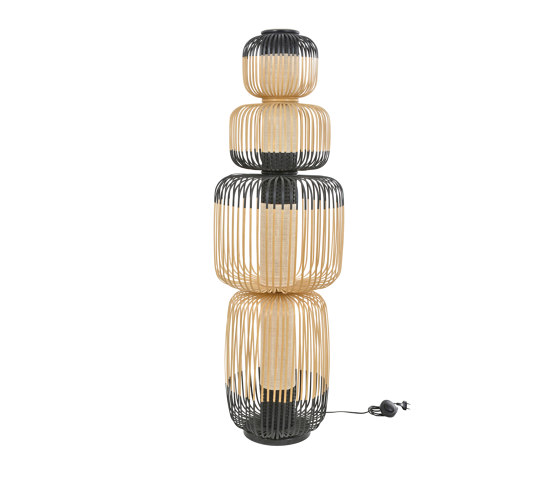 Bamboo | Floor Lamp | L Black | Standleuchten | Forestier
