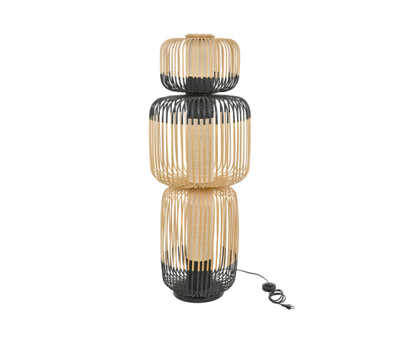 Bamboo | Floor Lamp | M Black | Lámparas de pie | Forestier