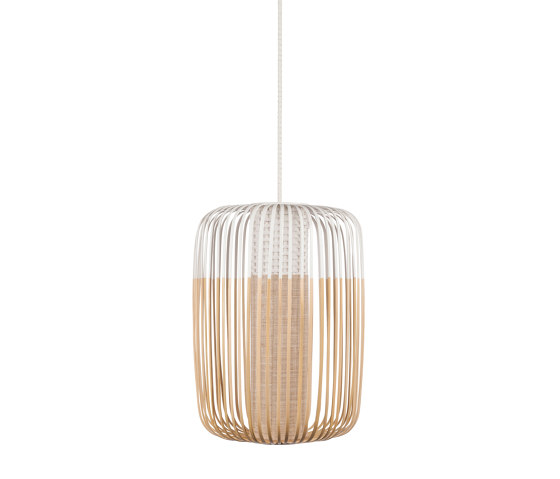 Bamboo | Pendant Lamp | L White | Suspended lights | Forestier