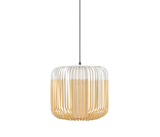 Bamboo | Pendant Lamp | M White | Outdoor | Lampade outdoor sospensione | Forestier