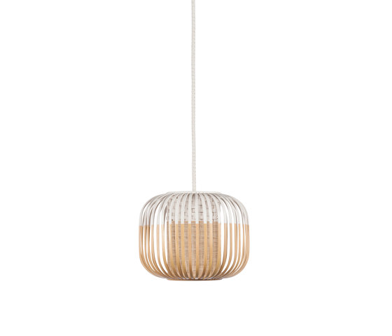 Bamboo | Pendant Lamp | XS White | Pendelleuchten | Forestier
