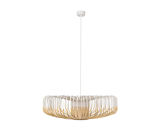 Bamboo Up | Pendant Lamp | Up XXL White | Pendelleuchten | Forestier