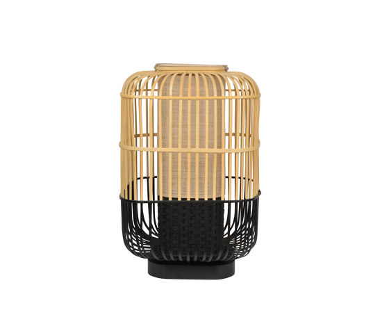 Bamboo-Square | Table Lamp |-Square L Black | Tischleuchten | Forestier