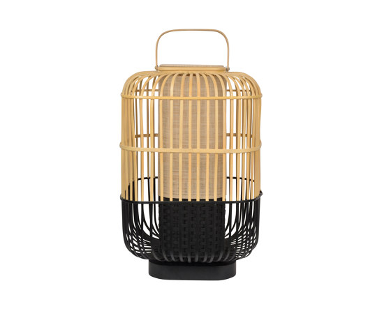 Bamboo-Square | Table Lamp |-Square L Black | Lampade tavolo | Forestier