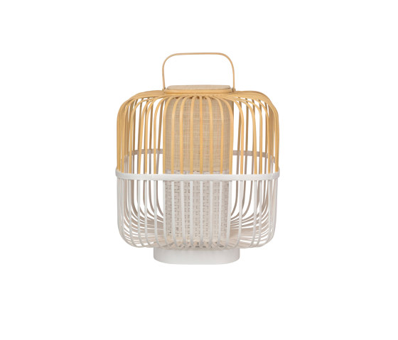 Bamboo-Square | Table Lamp |-Square M White | Lampade tavolo | Forestier
