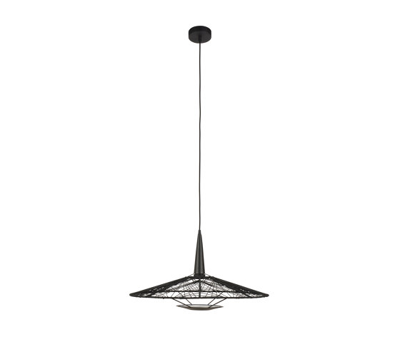Carpa | Pendant Lamp | M Black | Lámparas de suspensión | Forestier