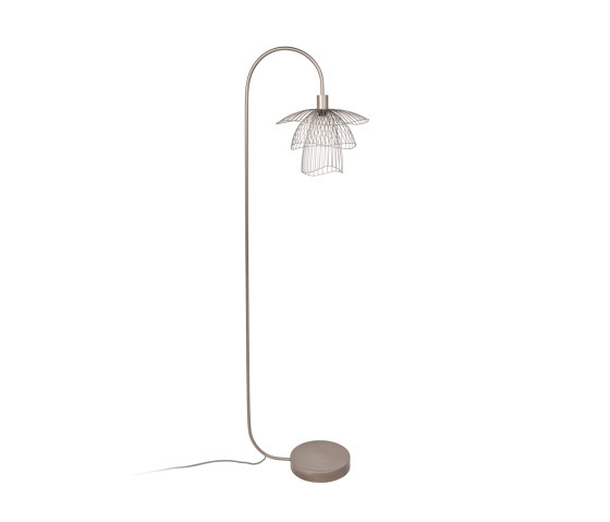 Papillon | Floor Lamp | XS Metallic Taupe | Lámparas de pie | Forestier