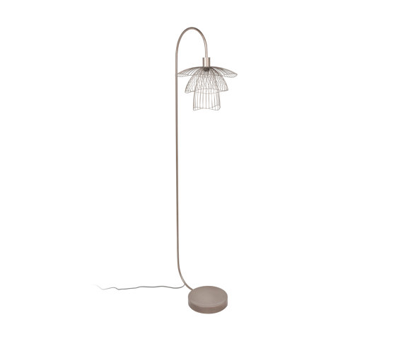 Papillon | Floor Lamp | XS Metallic Taupe | Lámparas de pie | Forestier