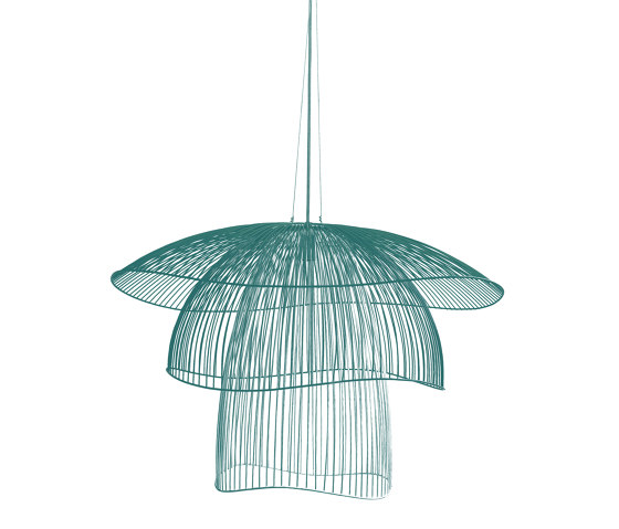 Papillon | Pendant Lamp | L Blue Grey | Lámparas de suspensión | Forestier