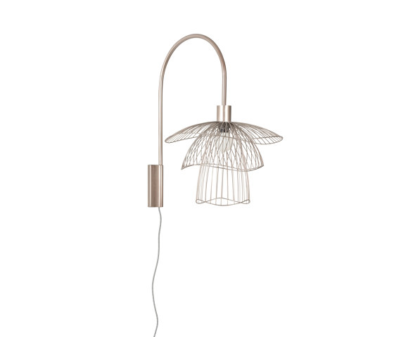 Papillon | Wall Lamp | XS Metallic Taupe | Lámparas de pared | Forestier